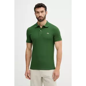 Lacoste polo de bumbac culoarea verde, uni PH4012.-132 imagine
