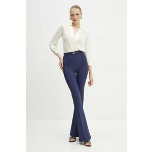 Elisabetta Franchi salopeta culoarea bej, cu guler, TU00546E2 imagine