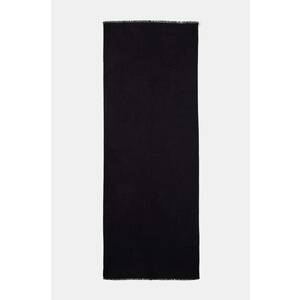 Moschino sal de lana culoarea negru, neted, M2943 3232 imagine