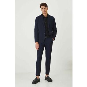 Medicine pantaloni bărbați, culoarea bleumarin, mulată imagine