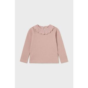 Mayoral bluza din bumbac pentru bebelusi culoarea roz, neted, 2051 imagine