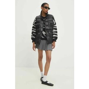 Answear Lab vesta femei, culoarea negru, de iarna imagine