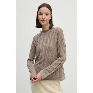 United Colors of Benetton pulover din amestec de lana femei, culoarea maro, 1335D2467 imagine