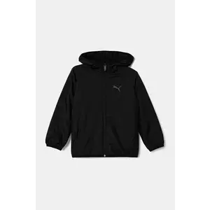 Puma geaca copii Fleece Line Windbreaker culoarea negru, 626503 imagine
