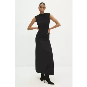 Answear Lab rochie culoarea negru, maxi, mulată imagine