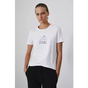 Medicine tricou femei, culoarea alb imagine