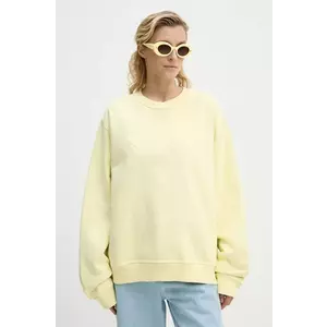 Nanushka hanorac de bumbac REMY femei, culoarea galben, cu imprimeu, NU24PFSH03411 imagine