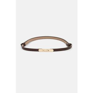 Answear Lab curea de piele femei, culoarea maro imagine