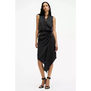 AllSaints rochie ABI LACE culoarea negru, mini, dreaptă, W256DB imagine