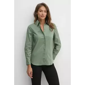 United Colors of Benetton camasa femei, culoarea verde, cu guler clasic, regular, 51JUDQ0A0 imagine