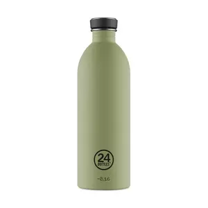24bottles sticla Urban Bottle 1000 ml Stone Sage culoarea verde, Urban.1lt.StoneSage imagine