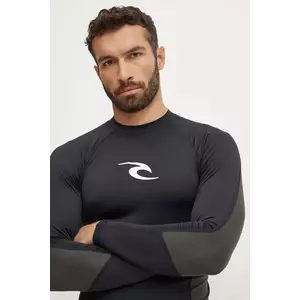 Rip Curl longsleeve de baie WAVES UPF culoarea negru, 141MRV imagine