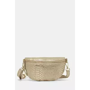 Answear Lab borseta de piele culoarea auriu imagine