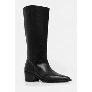 Vagabond Shoemakers ghete de piele KELSEY femei, culoarea negru, cu toc plat, 5810-001-20 imagine
