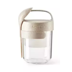 Lekue lunchbox To Go Organic 400 ml culoarea bej imagine