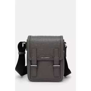 Karl Lagerfeld borsetă de piele K/LOOM culoarea gri, A1M30095 imagine