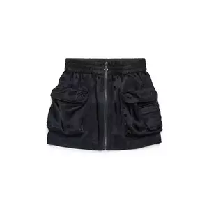 Diesel fusta fete GOMIRTYS SKIRT culoarea negru, mini, drept, J02208 imagine