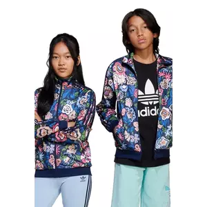 adidas Originals bluză copii culoarea albastru marin, cu imprimeu, JD0511 imagine