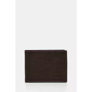 Coach portofel de piele barbati, culoarea maro, CZ261 imagine