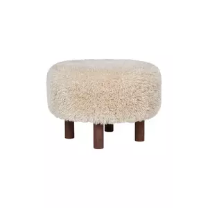 House Nordic scaun de puf Inverness culoarea maro imagine