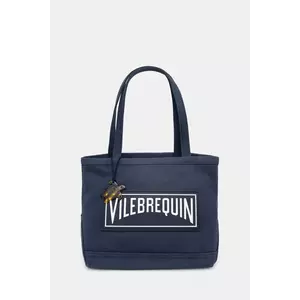 Vilebrequin geanta de bumbac BRETBAG culoarea albastru marin, BREU3100 imagine