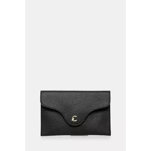 Coccinelle poseta piele culoarea negru, E5 SSL 19 01 01 imagine
