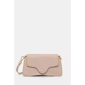 Coccinelle poseta de piele culoarea bej, E5 SSL 27 01 01 imagine