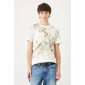 Medicine tricou din bumbac barbati, culoarea bej, modelator imagine