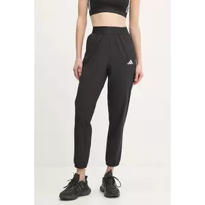 adidas Performance pantaloni de antrenament Designed for Training culoarea negru, neted, IW6396 imagine