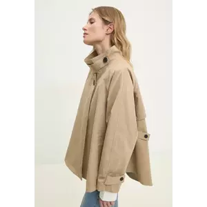 Answear Lab geaca femei, culoarea maro, de tranzitie imagine