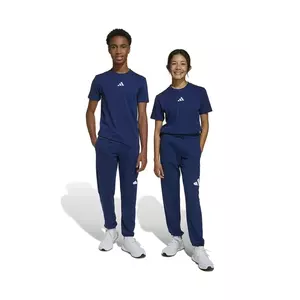 adidas pantaloni de trening pentru copii culoarea bleumarin, cu imprimeu, JE1398 imagine