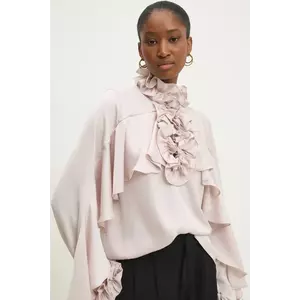 Answear Lab bluza femei, culoarea alb, neted imagine