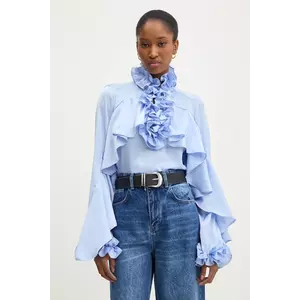 Answear Lab bluza femei, culoarea alb, neted imagine