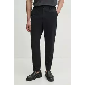 BOSS pantaloni barbati, culoarea negru, mulata, 50540687 imagine