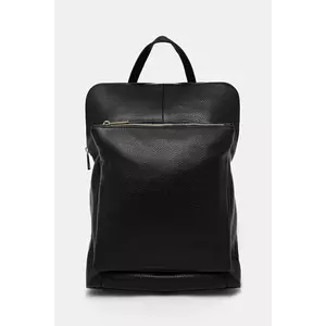 Answear Lab ghiozdan de piele femei, culoarea negru, mare, neted imagine