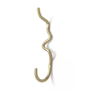 ferm LIVING umeras de perete Curvature culoarea galben imagine