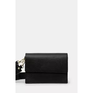 Answear Lab poseta de piele culoarea negru imagine