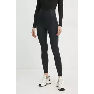PLEIN SPORT colanti femei, culoarea negru, neted, SAEC WJT2029 STE003N imagine