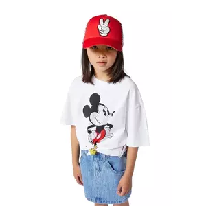 Marc Jacobs tricou de bumbac pentru copii culoarea alb, cu imprimeu, W60447 imagine