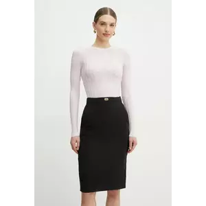 Elisabetta Franchi pulover femei, culoarea roz, light, MK42S51E2 imagine