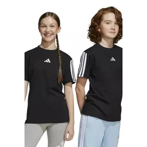 adidas tricou din bumbac culoarea negru, cu imprimeu, JD6487 imagine
