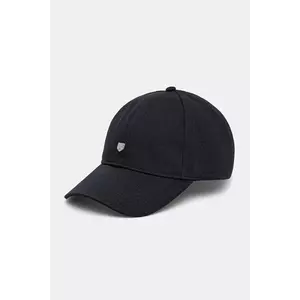 Barbour șapcă de baseball din bumbac Cascade Shield Cap culoarea albastru marin, neted, MHA0902 imagine