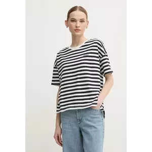 Barbour tricou din bumbac Adria femei, culoarea albastru marin, LML0893NY73 imagine