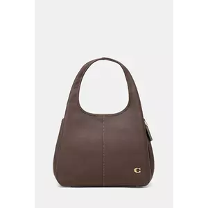 Coach poseta de piele culoarea maro imagine