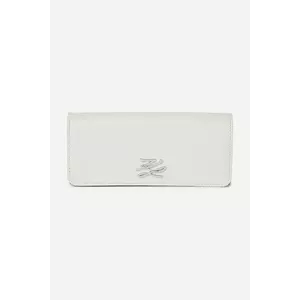 Karl Lagerfeld portofel de piele femei, culoarea alb, A1W32111 imagine