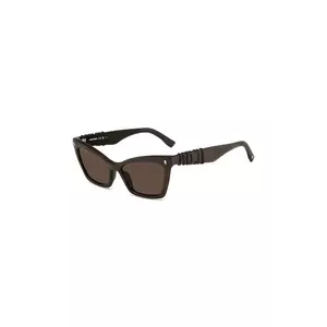 DSQUARED2 ochelari femei, culoarea negru, ICON 0026/S imagine