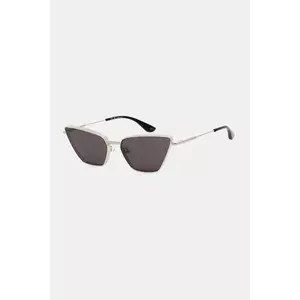 Alexander McQueen ochelari de soare femei, culoarea argintiu, AM0501S imagine