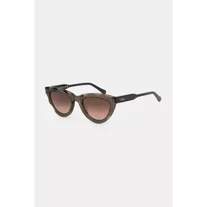 Chloé ochelari de soare femei, culoarea maro, CH0294S imagine