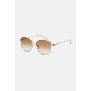 Chloé ochelari de soare femei, culoarea auriu, CH0306SK imagine