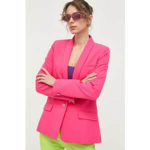 Morgan sacou culoarea roz, un singur rand de nasturi, neted imagine